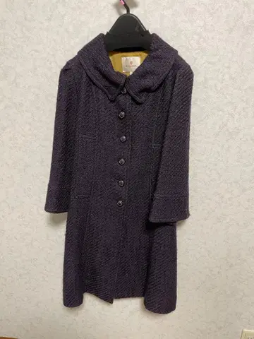 무릎 기장 코트 Ruby rivet