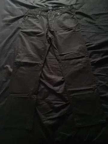 ARMANI JEANS 블랙 치노 팬츠 W36 L34