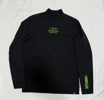 뉴발란스골프 모크넥 셔츠 블랙 남성용 6 사이즈