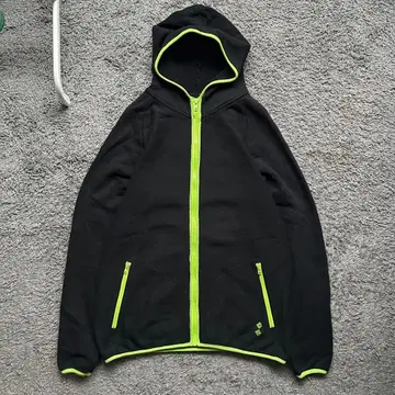 00s GOODENOUGH 풀 집업 후드티 파이핑 우라하라 archive