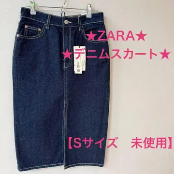 [ S ZARA ] 데님 스커트 택 포함 미사용품