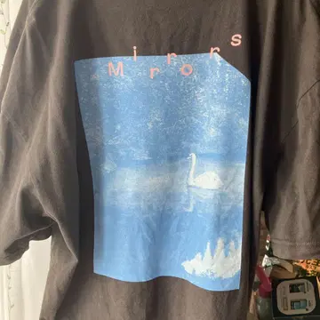 TOMOO Mirrors T-Shirt [ 차콜 블랙 ]