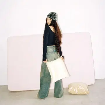 SEIRA x LAGUA BASIC MOTIF L/T NVY