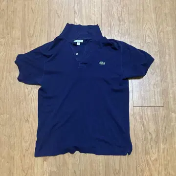 LACOSTE 네이비 피케 셔츠 US S L1212