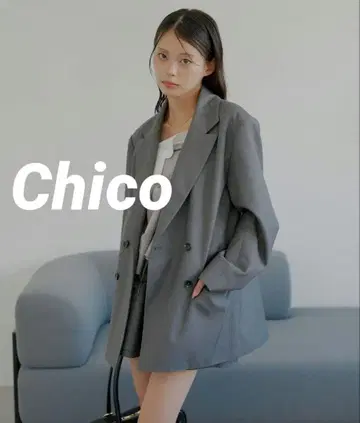 [ 택 포함 새상품 ] Chico 빅 숄더 루즈 정장 자켓