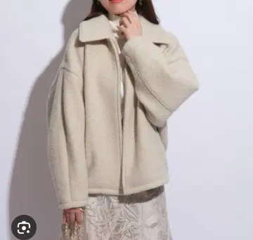 지퍼 코쿤 코트