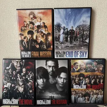 HIGH&LOW 영화 DVD 세트