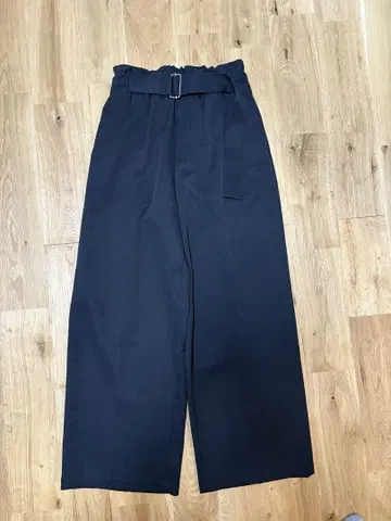 [ crewre ] 프리 웨스트 벨티드 팬츠 size2 ink black