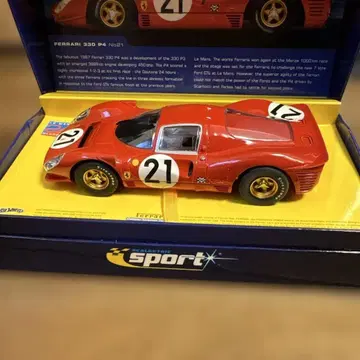 109 스케레 페라리 P4 #21 한정판 Box 슬롯 카 1/32