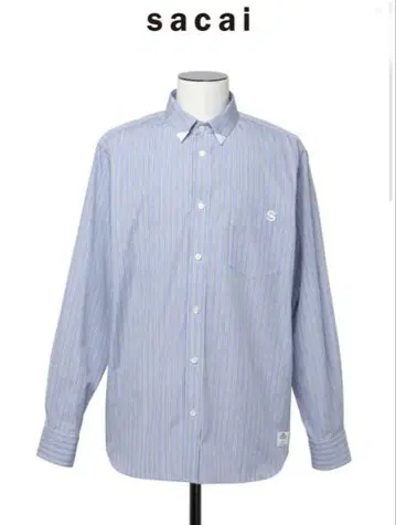 sacai Thomas Mason 코튼 프린트 셔츠 사이즈 2