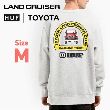 HUF x Land Cruiser 크루넥 맨투맨 M