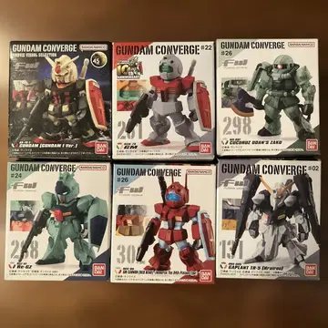 GUNDAM CONVERGE 피규어 6체 세트