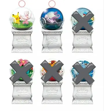 포켓몬 테라리움 컬렉션 15 1 피카츄 & 뮤우 2 뮤츠