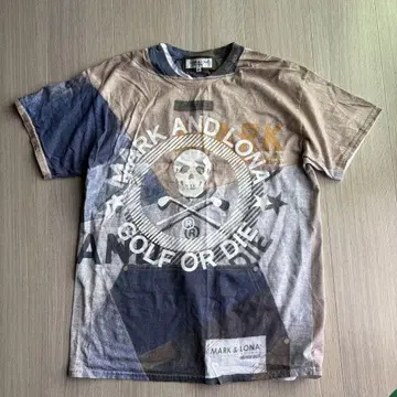MARK&LONA 마크앤로나 스컬 프린트 T셔츠