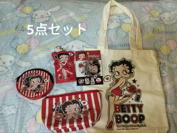 베티 BettyBoop 토트백 파우치 2점 씰 릴 달린 키케이스