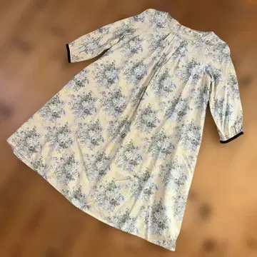 SM2 꽃무늬 A라인 7부 소매 무릎 기장 원피스 M 사이즈