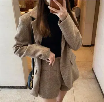 울 라이크 자켓 브라운 계열 RiLi Tokyo