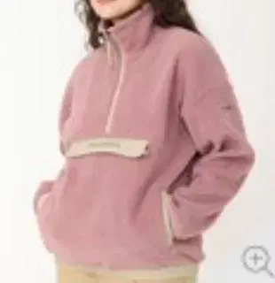 컬럼비아 플리스 하프 지퍼 플리스 미사용 택 포함