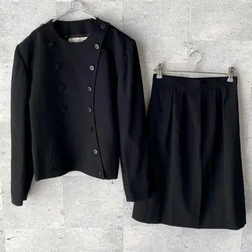 레어 새상품급 피에르 가르뎅 고급 스커트 수트 세트 빈티지