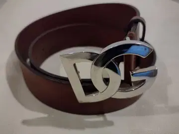 DG 돌체&가바나 브라운 가죽 벨트