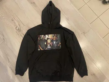 힙합 애니메이션 후드티 블랙 y2k opium 2pac biggie