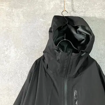 UNIQLO Theory 콜라보 롱 코트 블랙 레인코트 발수