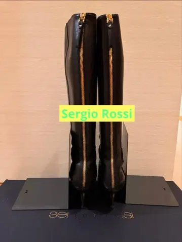 Sergio Rossi 블랙 롱 부츠