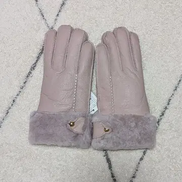 미사용 천연 가죽 (가죽) 퍼 포함 장갑