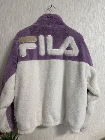 FILA 자켓 L 사이즈 퍼플/화이트