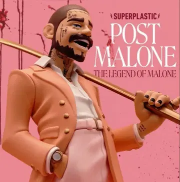 SUPERPLASTIC POST MALONE 피규어