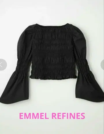 EMMEL REFINES 셔링 2WAY 블라우스