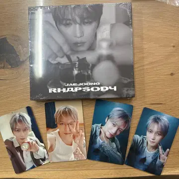 재중 JAEJOONG RHAPSODY 팬클럽 한정판 트레이딩 카드 4장
