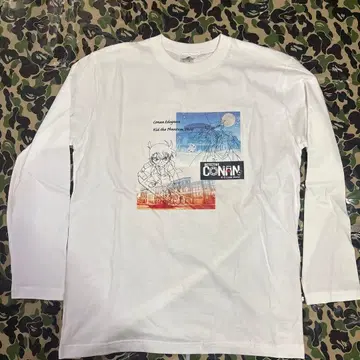 명탐정 코난 유니버셜 한정판 DETECTIVE CONAN 긴팔 티셔츠