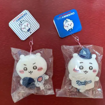 치이카와 MLB 다저스, 컵스 키체인 2개 세트