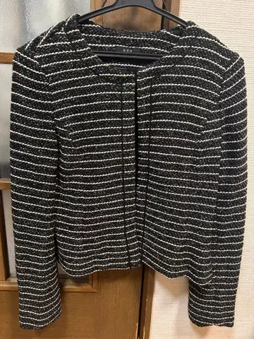 a.v.v 노카라 자켓 블랙
