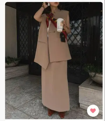 Ameri OTONA WRAP VEST SET UP DRESS