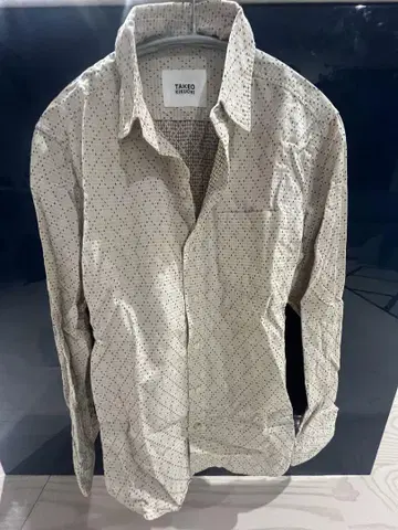 TAKEO KIKUCHI 도트 무늬 긴팔 셔츠 30