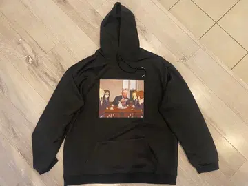 방과 후 티타임 푸치 푸치 후드티 블랙 y2k opium