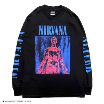 NIRVANA 닐바나 M 사이즈 긴팔 롱T셔츠 롱T 밴딩T