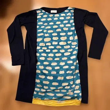 TSUMORI CHISATO 구름 무늬 긴팔 원피스