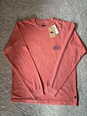 Quiksilver 오렌지 긴팔 T셔츠 택 포함 새상품