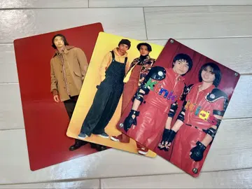 킨키 키즈 도모토 츠요시 책받침, 카드 세트.