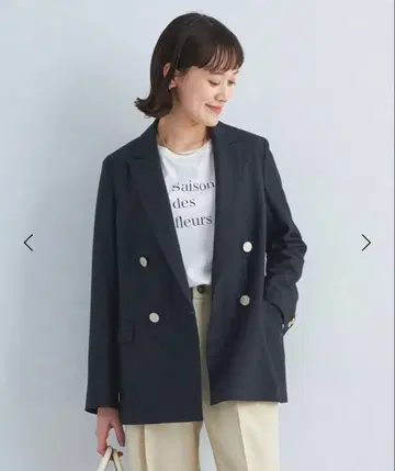 그린 레이블 릴랙싱 그리드 더블 자켓