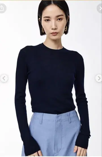 스터닝 루어 캐시미어 리브 풀오버