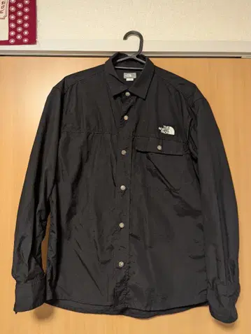 THE NORTH FACE 블랙 나일론 셔츠 XS