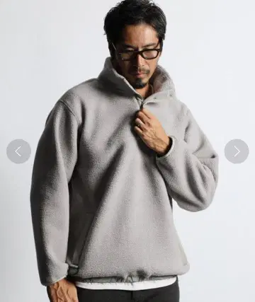 더 더퍼 오브 세인트 조지 스탠드 카라 풀오버 그레이 S