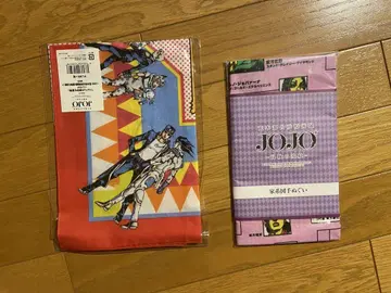 원화전 한정판 죠죠의 기묘한 모험 손수건 2장 세트