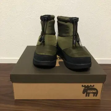 moz 모즈 카키색 보아 스노우 부츠 발수 가공 22.5cm