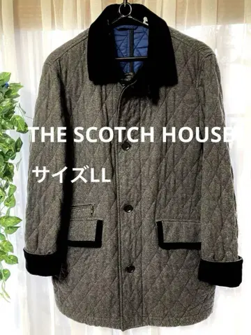 새상품급 THE SCOTCH HOUSE 퀼팅 자켓 사이즈 LL 그레이
