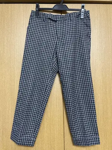 [ 새상품급 ] Spick and Span 체크 무늬 울 팬츠